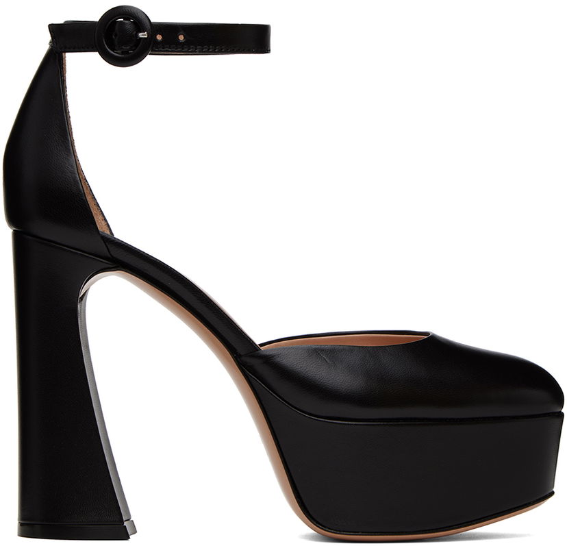 Superge in čevlji Gianvito Rossi D'Orsay Platform Heels Črna | G40389.70RIC.NAP