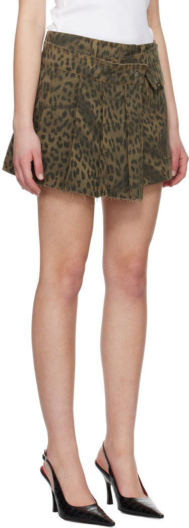 Krila Andersson Bell Leopard Pleated Wrap Skort Večbarvna | apa830w, 1