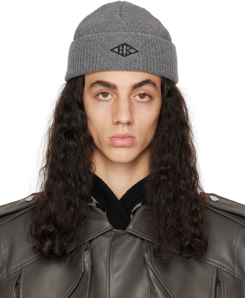 Beanie Han Kjøbenhavn Han Kjobenhavn Top Beanie Siva | A-131790