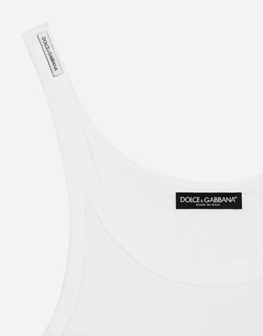 Majica Dolce & Gabbana Cotton Singlet Bela | G8KG5TFU7AVW0800, 2