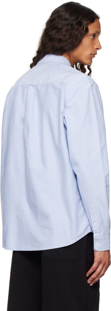 Srajce Carhartt WIP Embroidered Logo Oxford Shirt Modra | I030799, 2