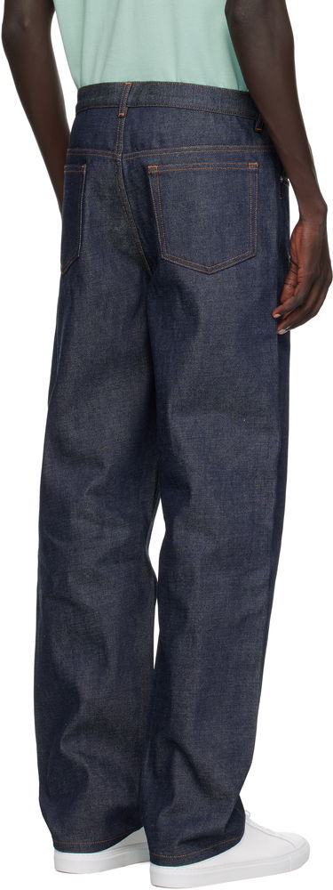 Kavbojke A.P.C. Fairfax Indigo Relaxed Fit Jeans Modra | CODBS-M09156, 2