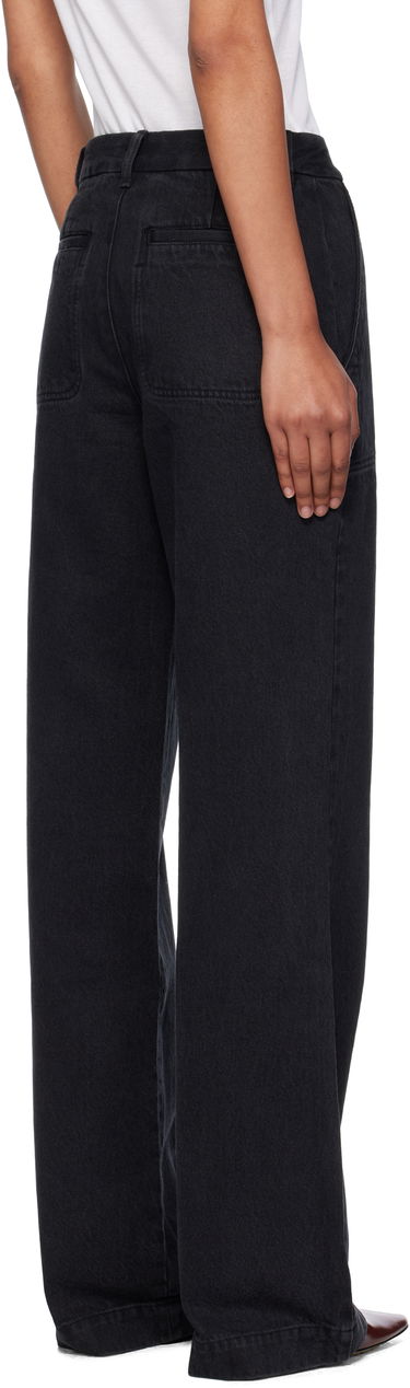 Kavbojke A.P.C. Wide Leg Jeans Črna | COGEX-F09085, 2