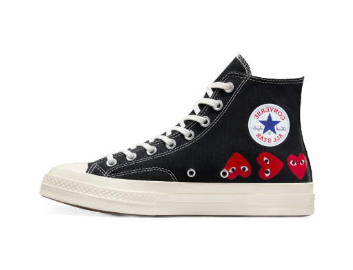 Superge in čevlji Converse Comme des Garçons PLAY x Chuck 70 Hi Črna | A08147C