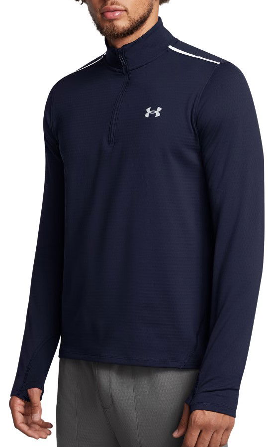 Pulover Under Armour Vanish CW 1/4 Zip Sweatshirt Modra | 1387793-410