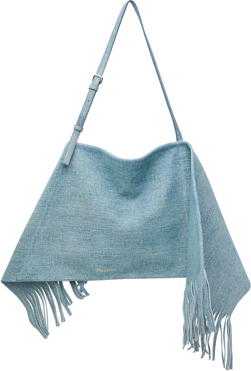 Torba za čez ramo JW Anderson JW Anderson Medium Scarf Bag Modra | HB0700-LA0363