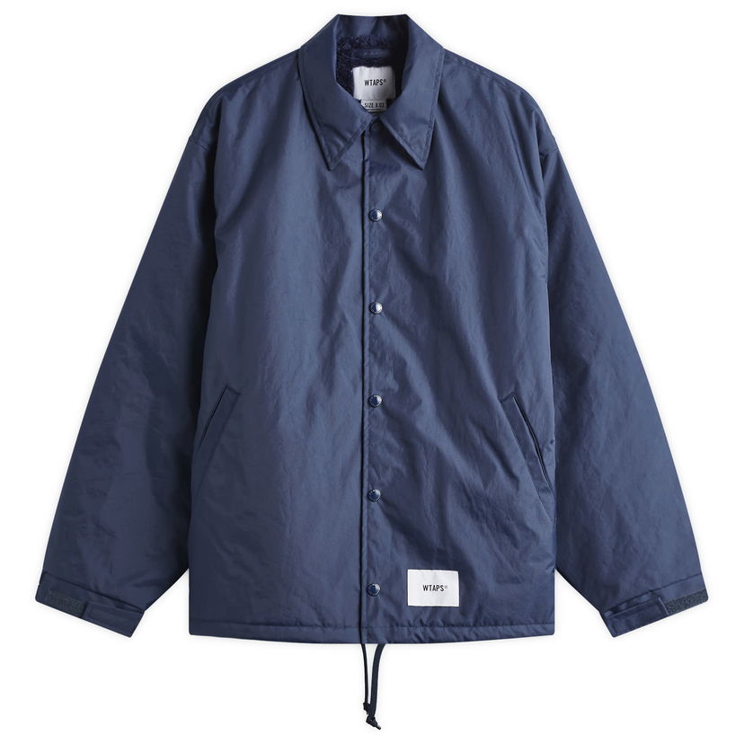 Jakna WTAPS Boa Lined Coach Jacket Modra | 242TQDT-JKM01-NVY
