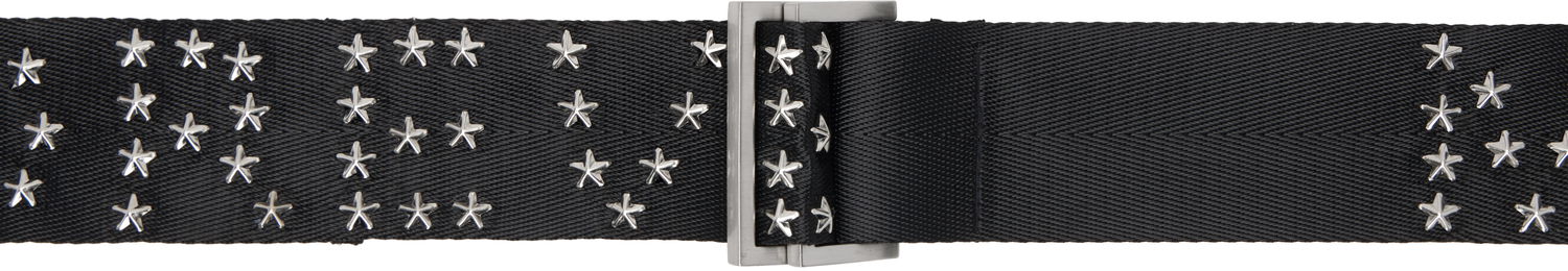 Pasovi MISBHV MISBHV 'Forever' Star-Studded Webbing Belt Črna | 250A800, 0