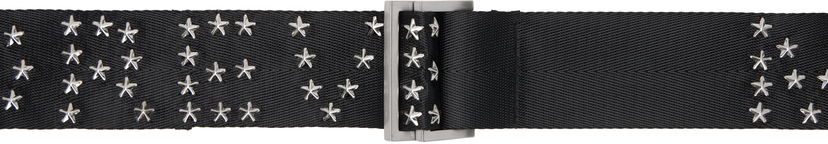 Pasovi MISBHV MISBHV 'Forever' Star-Studded Webbing Belt Črna | 250A800