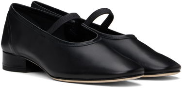 Obleke Aeyde Aeyde Pippa Leather Ballerina Flats Črna | A11-FL-GLVR25RO126-FW24-800-007, 3