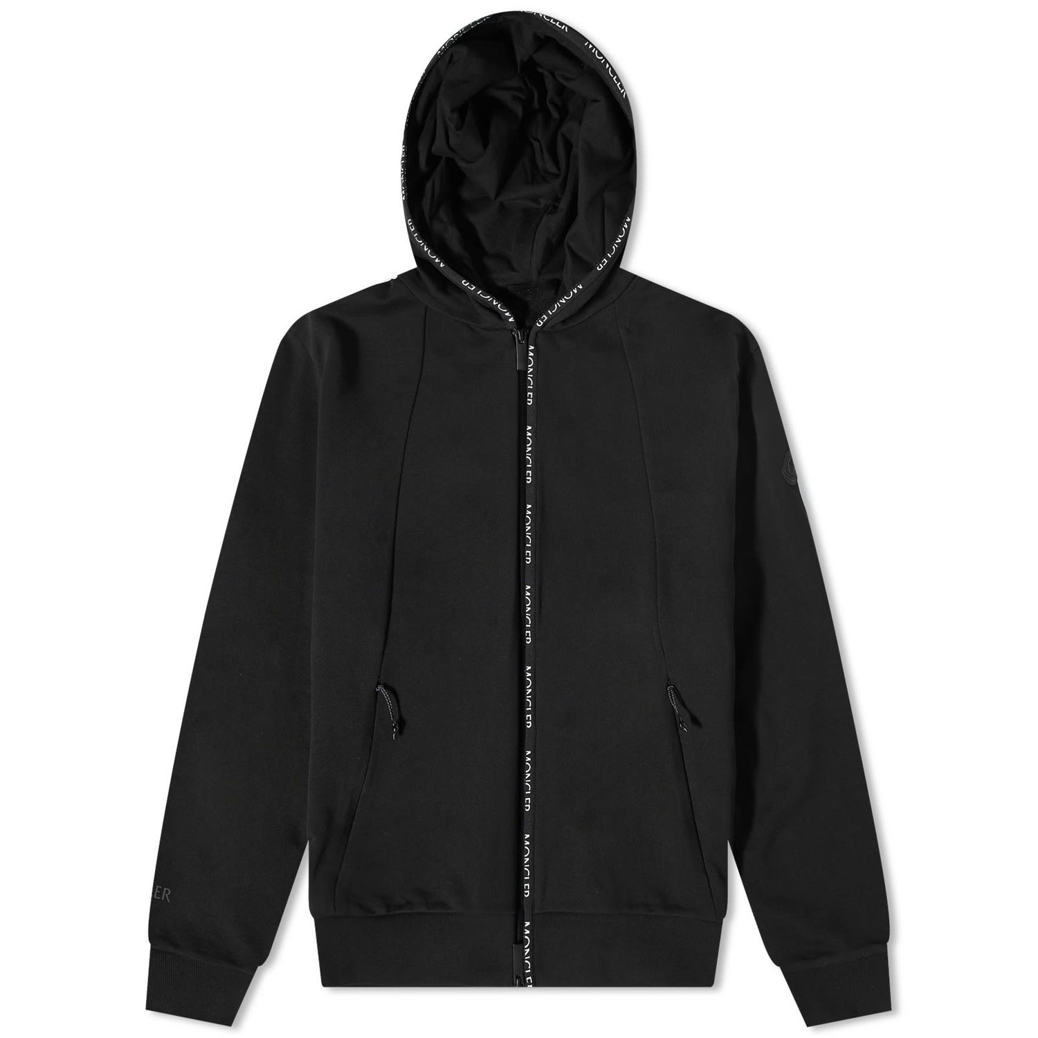 Pulover Moncler Taping Zip Up Hoody Črna | 8G000-39-899WD-999, 0