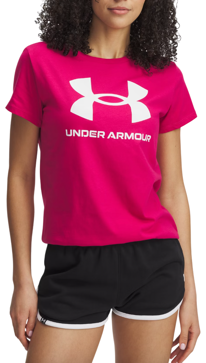 Majica Under Armour Rival Logo Short Sleeve T-Shirt Roza | 1356305-681