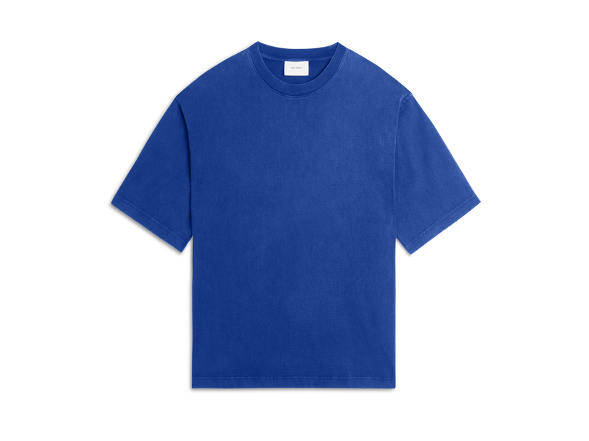 Majica AXEL ARIGATO Typo Embroidered T-Shirt Modra | A0787005