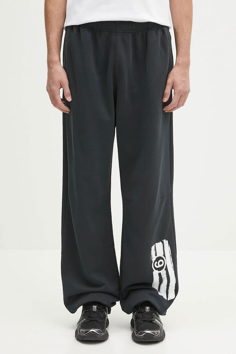 Trenirka Maison Margiela MM6 Maison Margiela Graphic Print Lounge Pants Črna | SH2KA0033.M25004.900