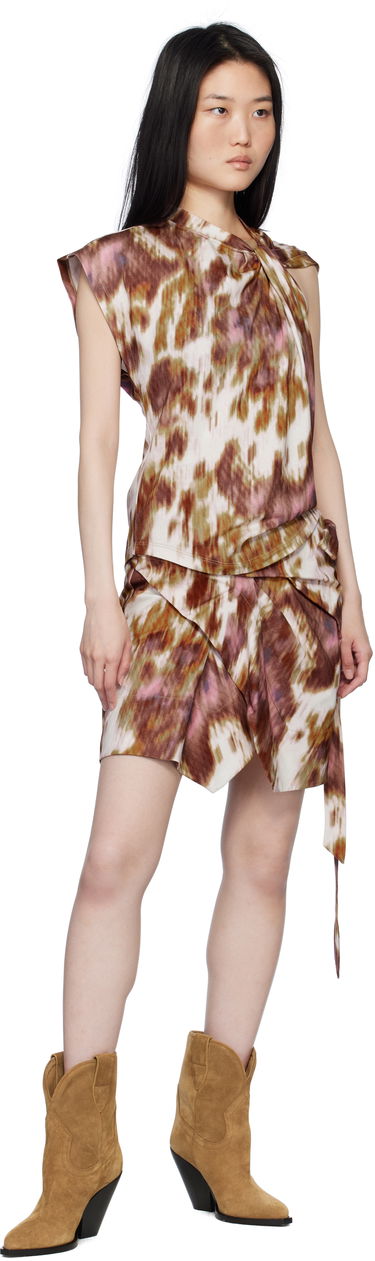Krila Isabel Marant Étoile Isabel Marant Etoile Bernice Tie Dye Wrap Miniskirt Večbarvna | 25PJU0198FD-C1N09E, 3