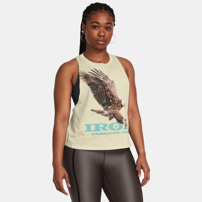 Majica Under Armour Project Rock Balance Tanktop für Bež | 1382703-273