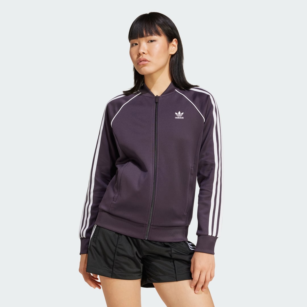 Bomber jakna adidas Performance Adicolor Classics SST Track Jacket Lila | IY2167, 0