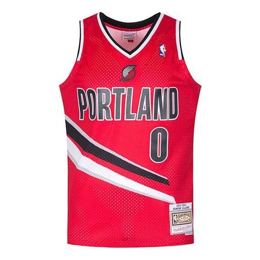 Dres Mitchell & Ness Mitchell & Ness Portland Blazers Retro Fan Edition Jersey Rdeča | SMJY3457-PTB12DLIUNRD