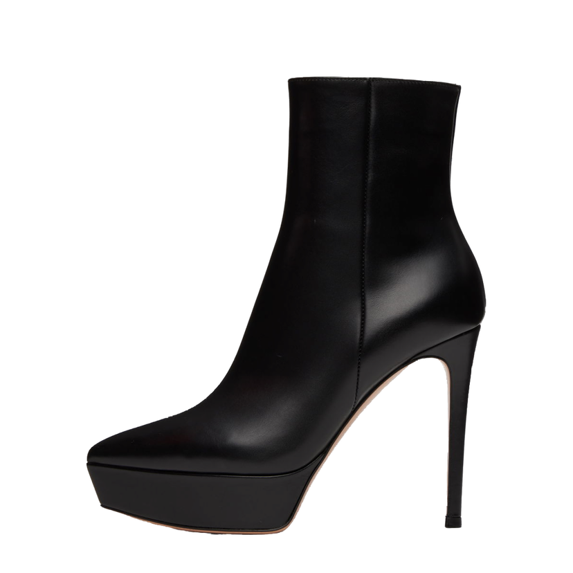 Superge in čevlji Gianvito Rossi Dasha Platform Ankle Boots Črna | G73593.85RIC.VIT