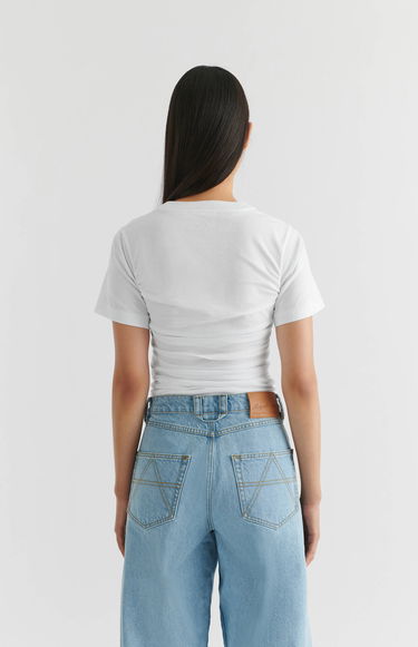 Majica AXEL ARIGATO Ria Gathered Bela | A2088001, 3