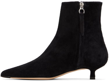 Nega čevljev Aeyde Aeyde Sofie Suede Kitten Heel Ankle Boots Črna | A11-AB-RMAP35KT-222-800-022, 2