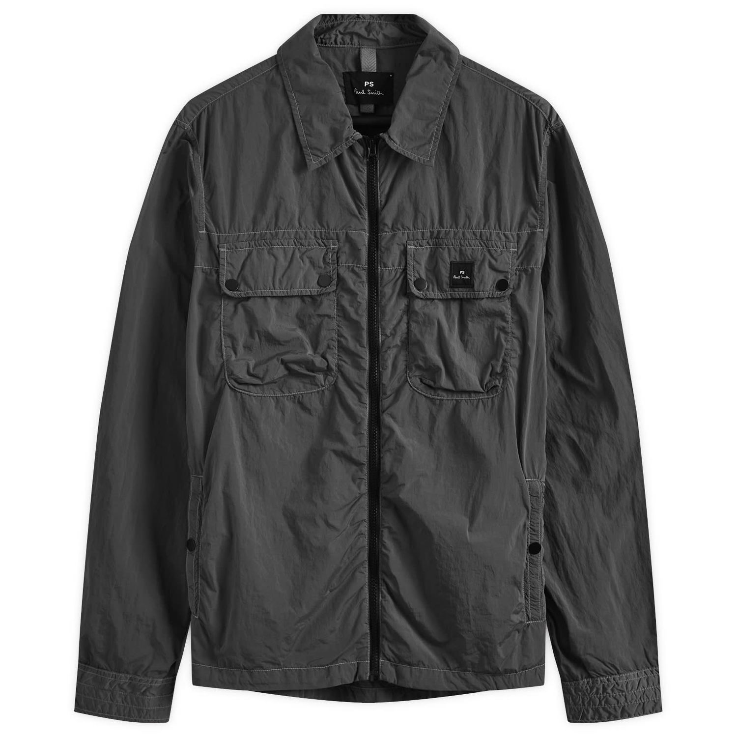 Vetrovka Paul Smith PS by Paul Smith Zip-Front Nylon Jacket Siva | M2R-023Z-N22158-79, 0