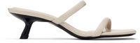 ANINE BING Hilda Two-Strap Kitten Heel Mules