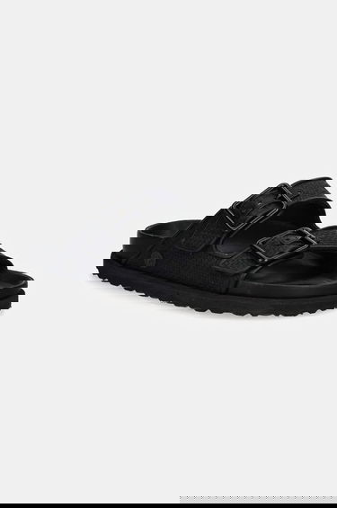 Superge in čevlji Birkenstock Birkenstock 1774 Arizona Raffia Luxe Slides Črna | 1028834, 0