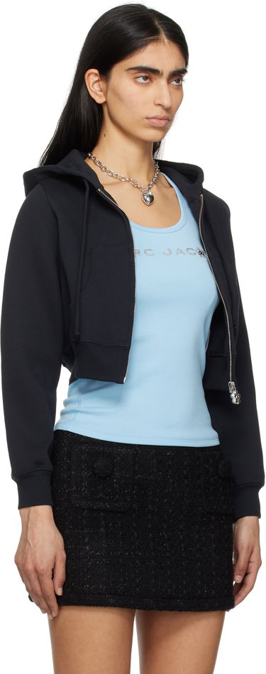 Pulover Marc Jacobs Marc Jacobs Charm Cropped Hoodie Črna | 2S5RTP086C06, 1