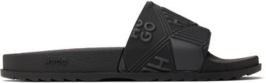 Superge in čevlji BOSS HUGO Mixed Logos Slides Črna | 50542063, 0
