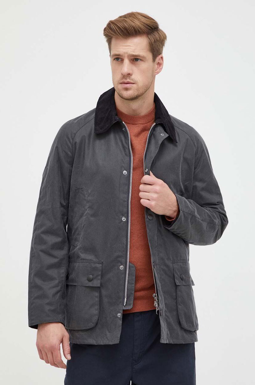 Jakna Barbour Ashby Wax Jacket Siva | MWX0339