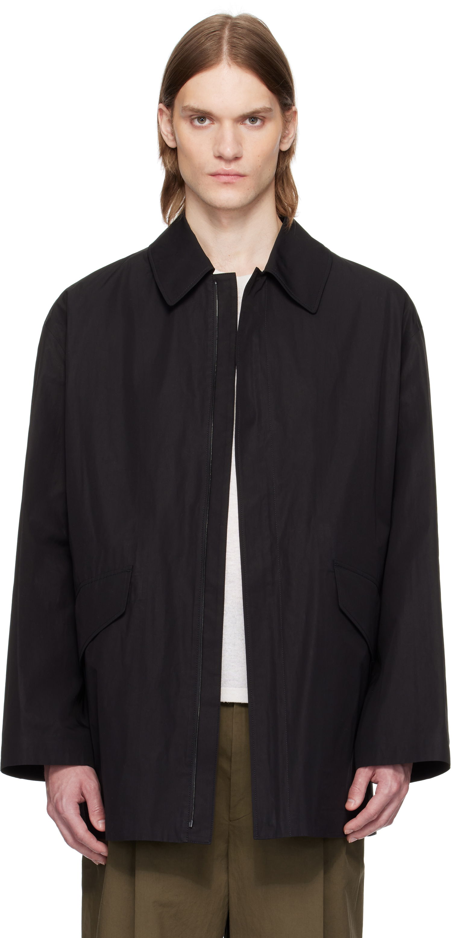 Vetrovka The Row The Row Noe Zip-Up Jacket Črna | 893-W3248, 0
