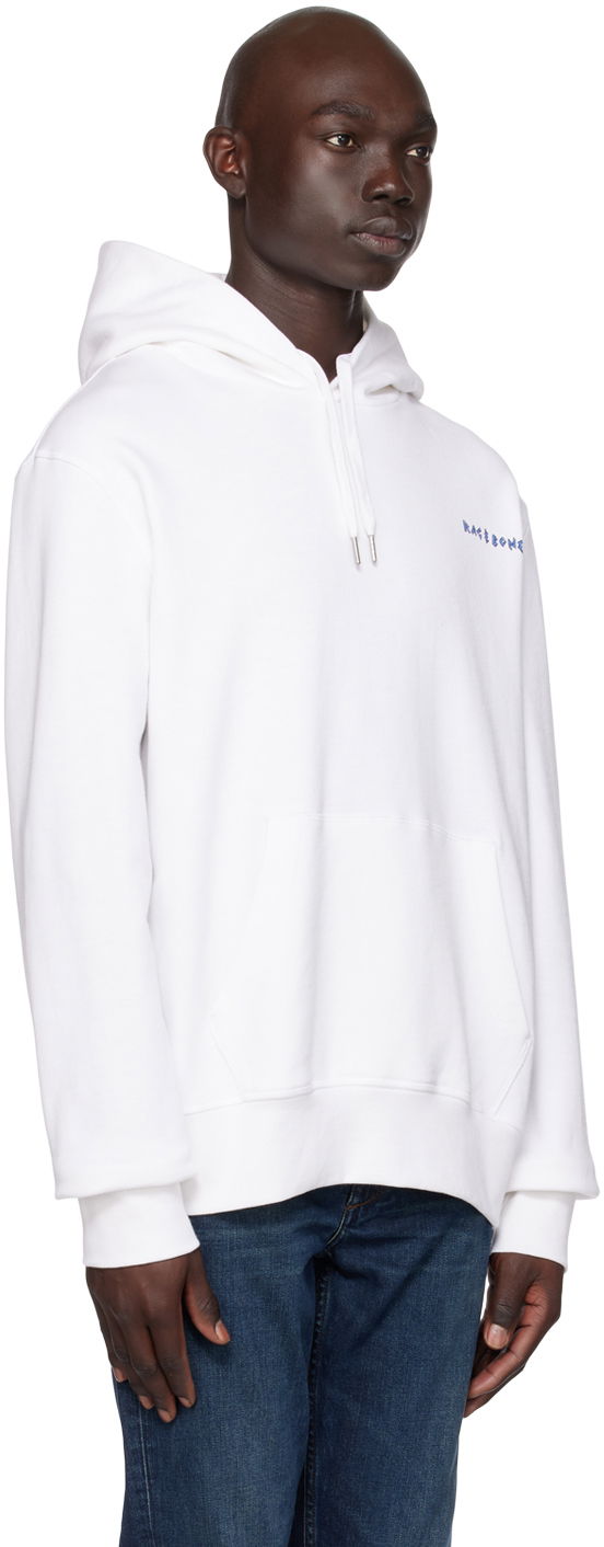 Pulover rag & bone Rag & Bone Coffee Hoodie Bela | MBC23HT040AP40, 1