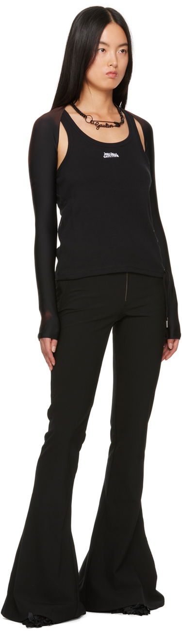 Majica brez rokavov Jean Paul Gaultier Jean Paul Gaultier Open-Shoulder Top Črna | 23/15-F-TO105-J527-67, 3