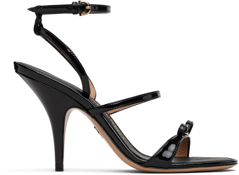 Modni dodatki FERRAGAMO Salvatore Ferragamo Strappy Vara Bow Heeled Sandals Črna | 782880