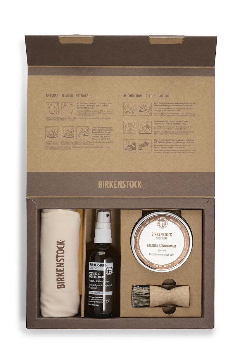 Nega čevljev Birkenstock Oiled Leather Care Set Rjava | 1028836