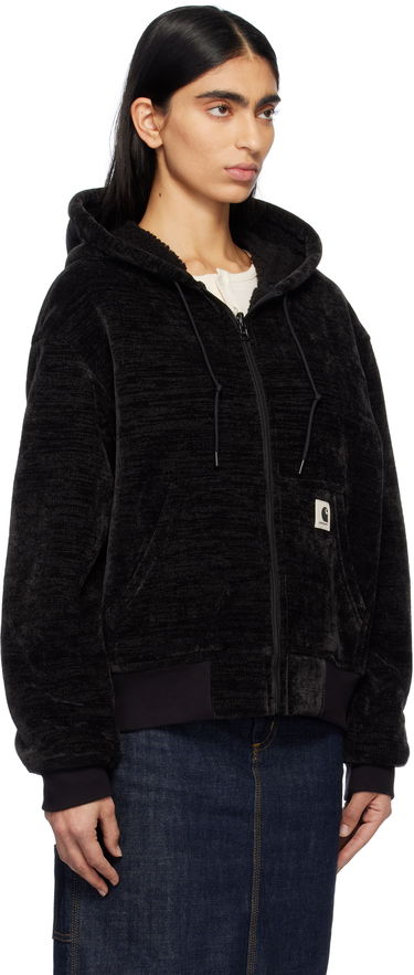 Pulover Carhartt WIP Fleece Lined Hoodie Črna | I033905 89XX, 1
