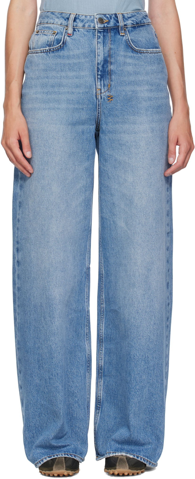 Kavbojke Ksubi Baggy Strider Horizon Jeans Modra | WFA25DJ024