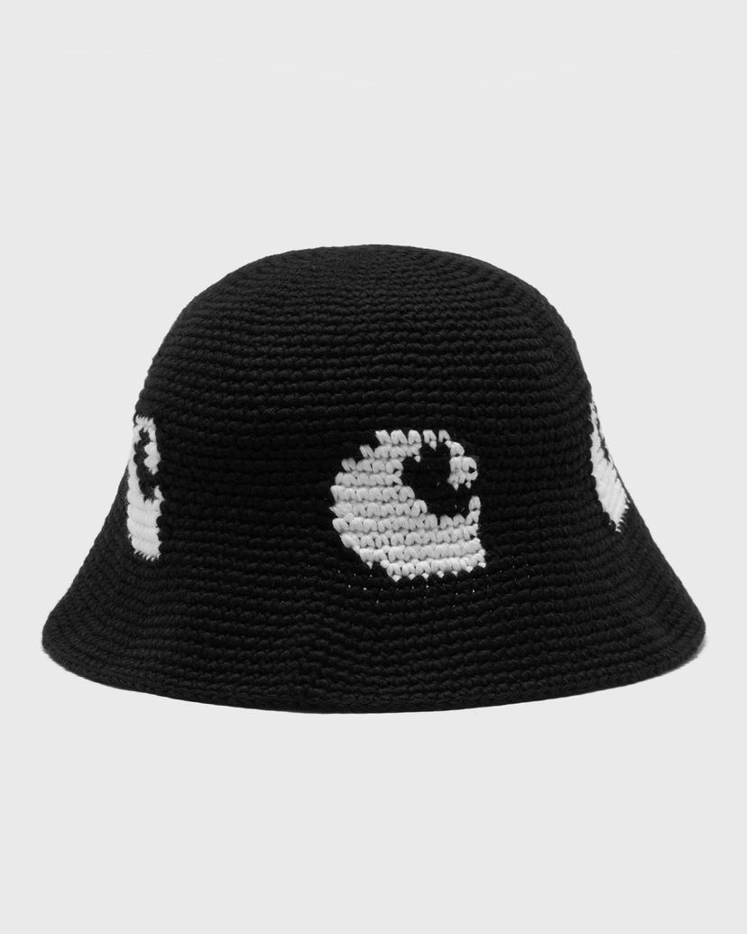 Klobuk Carhartt WIP Crocheted Bucket Hat with Pattern Črna | I034482-0D2.XX