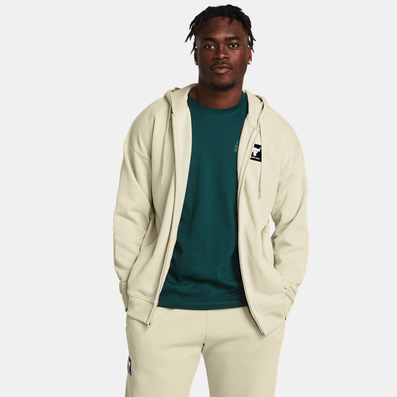 Pulover Under Armour Project Rock Heavyweight aus French Bež | 1383598-273