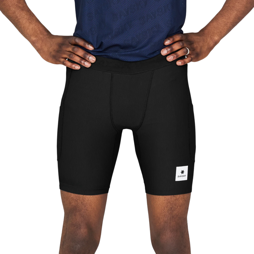 Boksarice Saysky Saysky Combat+ Rib 8" Short Tights Črna | nmrst32c901