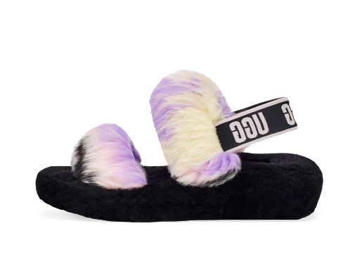 Superge in čevlji UGG Oh Yeah Slide Tie Dye Magnolia Črna | 1119821-MGNL