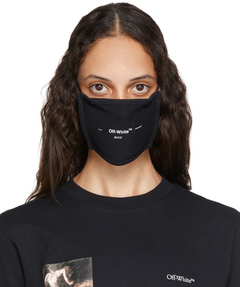 Oblačila Off-White Black Logo Mask Črna | OMRG002E20FAB0021001
