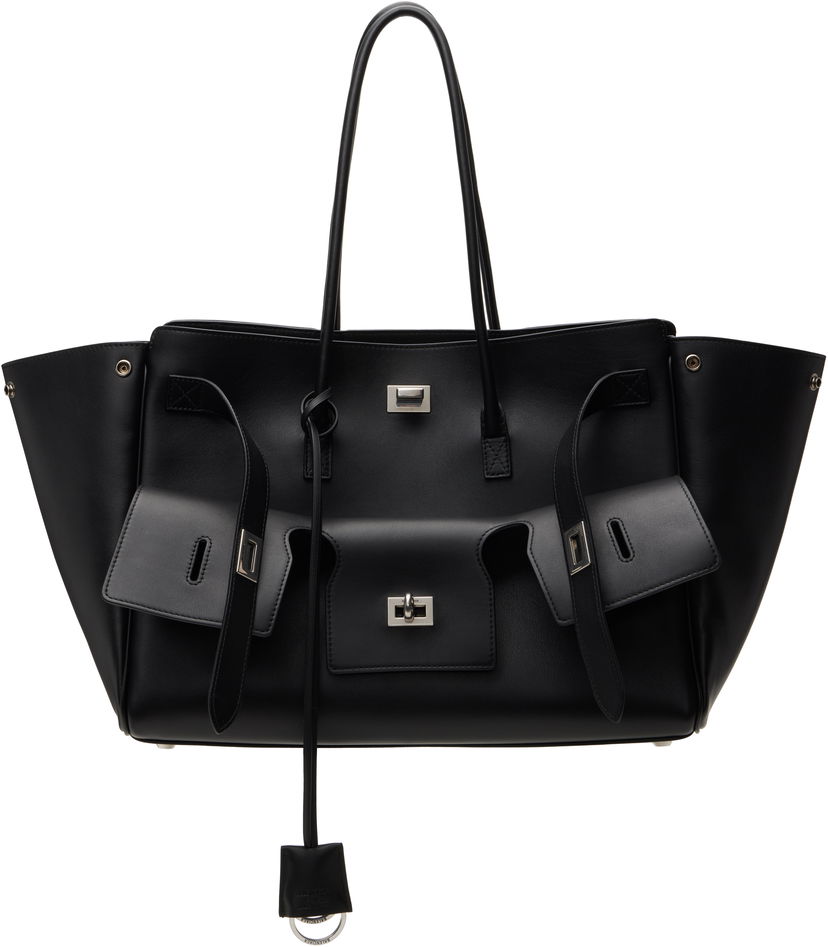 Tote bag Balenciaga Balenciaga Bel Air Medium Carry All Bag Črna | 805481 2ABAW