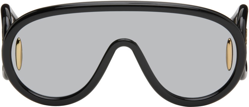 Sončna očala Loewe Wave Mask Sunglasses Črna | LW40108I 192337136399