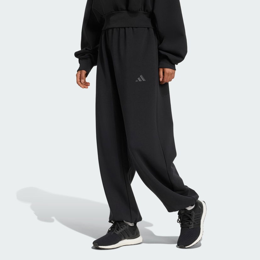 Trenirka adidas Performance ALL SZN Soft Lux Relaxed Fit Pants Črna | JM1652