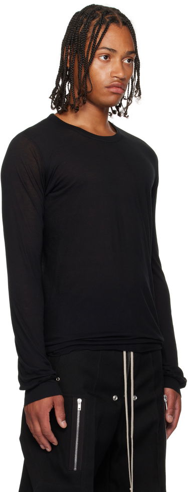 Majica Rick Owens Rick Owens Concordians Basic Long Sleeve T-Shirt Črna | RU02E1252 UC, 1