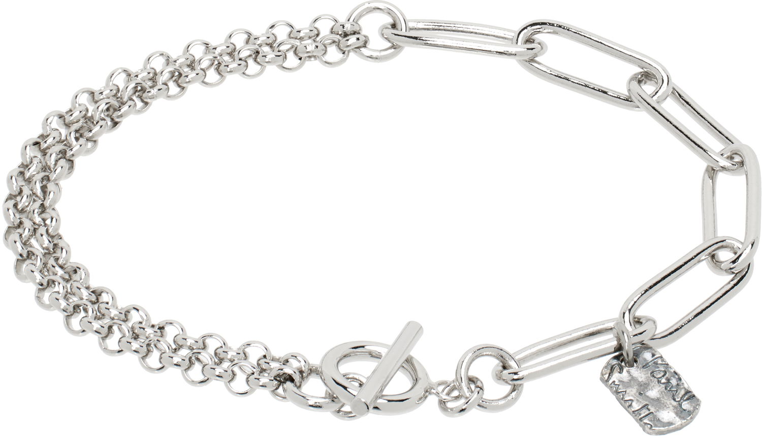 Zapestnica Paul Smith Paul Smith Two Chain Bracelet Kovinski | M1A-BRAC-NMIX2-82, 1