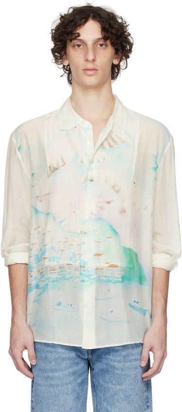 Srajce OUR LEGACY Our Legacy Adorn Print Shirt Bela | M2252AS, 0