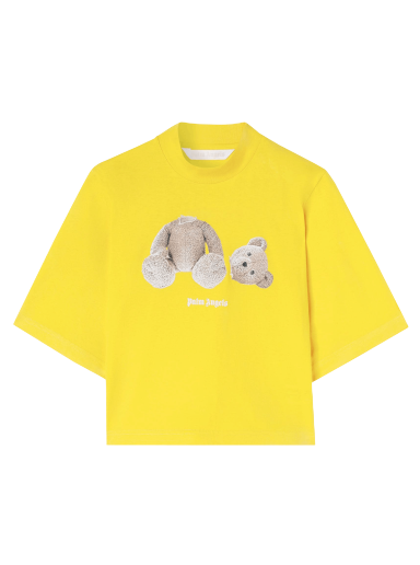 Majica Palm Angels Bear Printed Fitted T-Shirt Rumena | PWAA020F22JER0051660